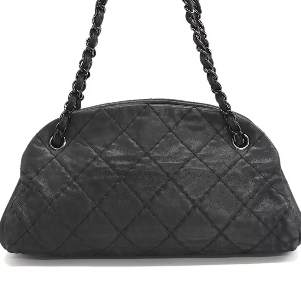 CHANEL Wildstitch CC Charm Calfskin Leather Chain Shoulder Bag ( like new) - Picture 2 of 9